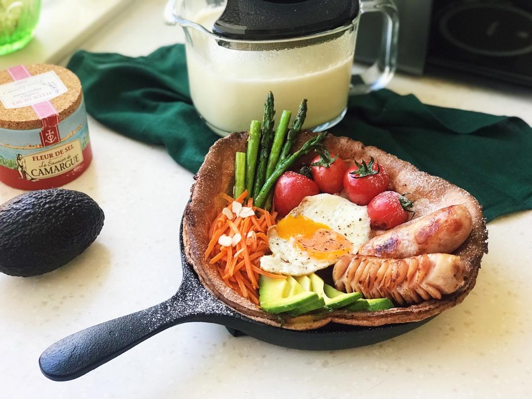 快手早餐 | 荷兰松饼的万能公式（可甜可咸）