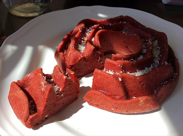 甜菜巧克力全麦蛋糕【Bundt Cake】
