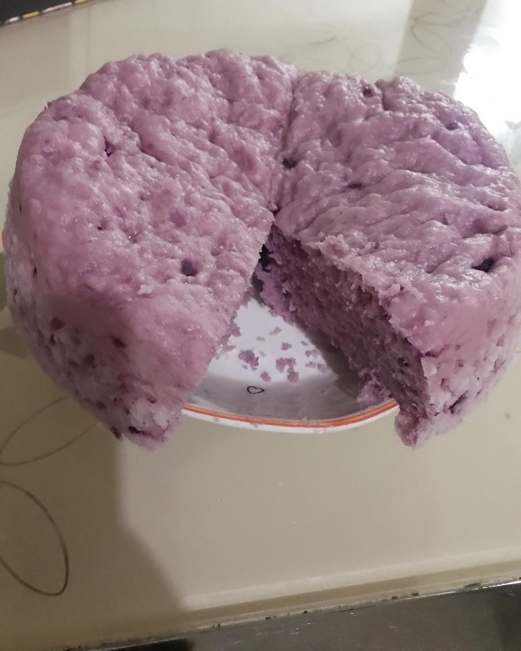 紫薯发糕