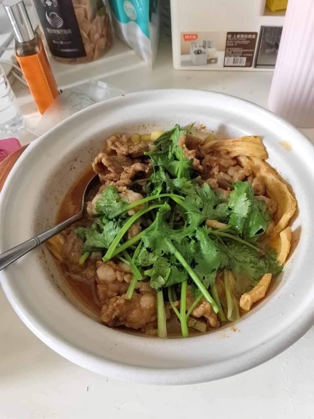沙茶牛肉煲(潮汕味道)