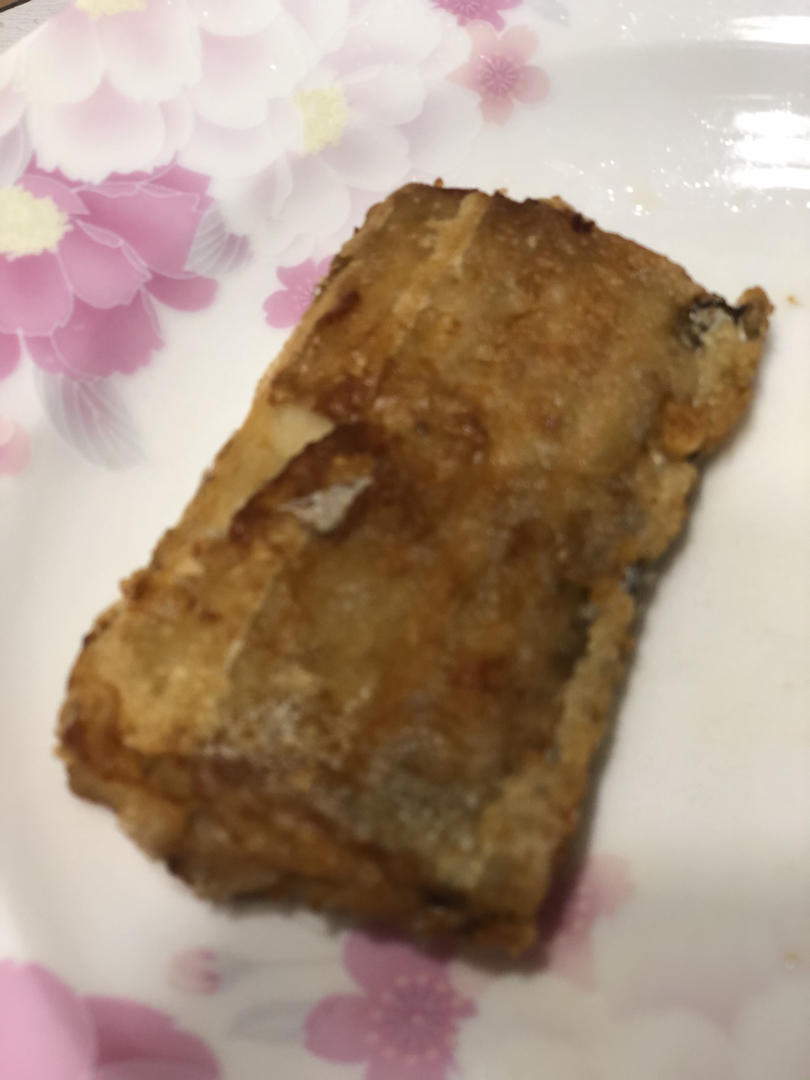 炸带鱼段(一点小窍门油就不浑了)