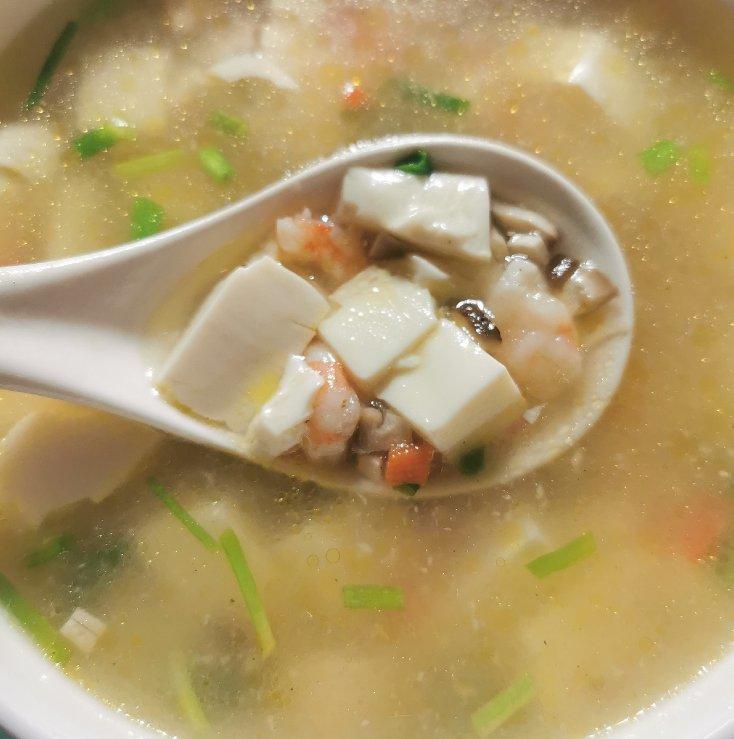 香菇虾仁豆腐羹