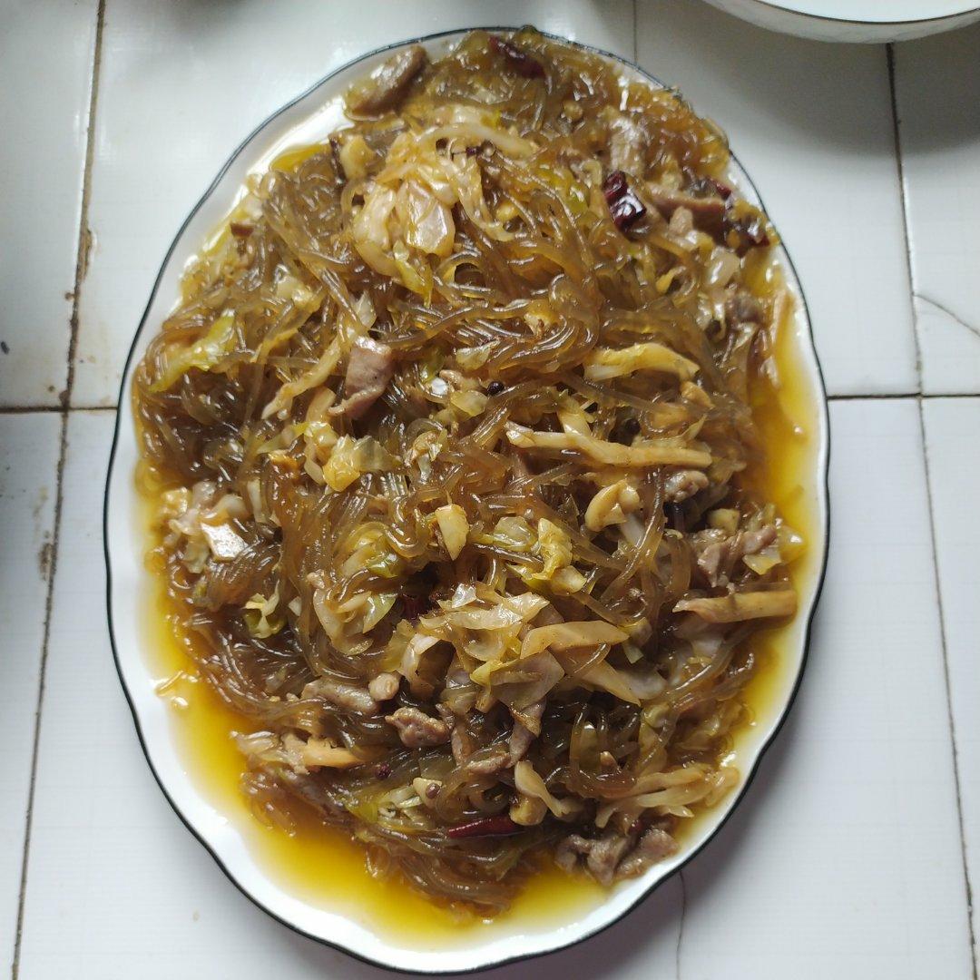 泡菜苕粉肉丝