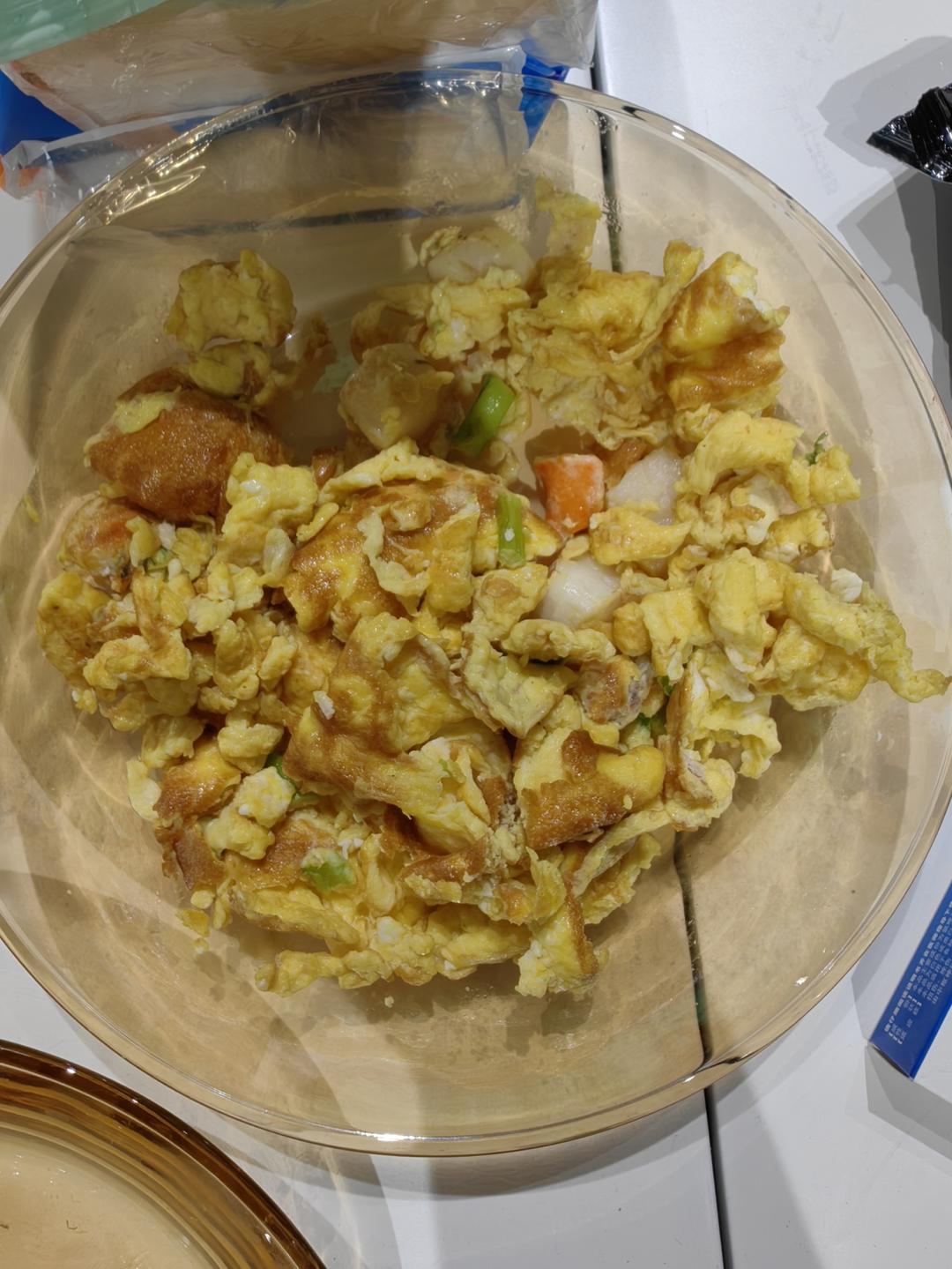 扇贝肉炒鸡蛋
