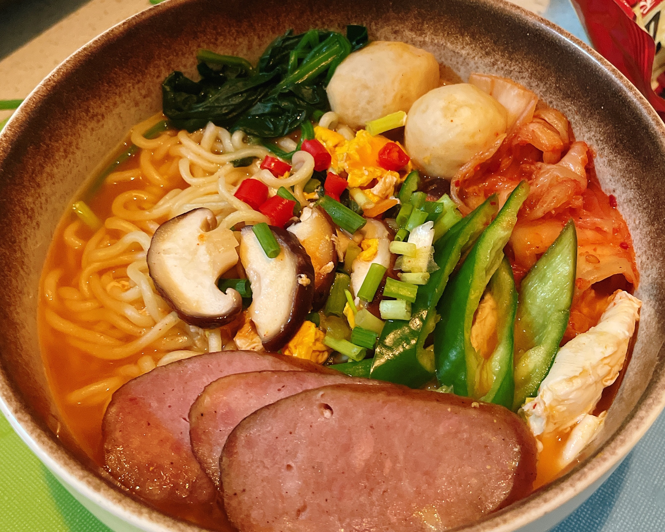神仙吃法👼🏻超浓芝士泡菜泡面的做法 步骤8