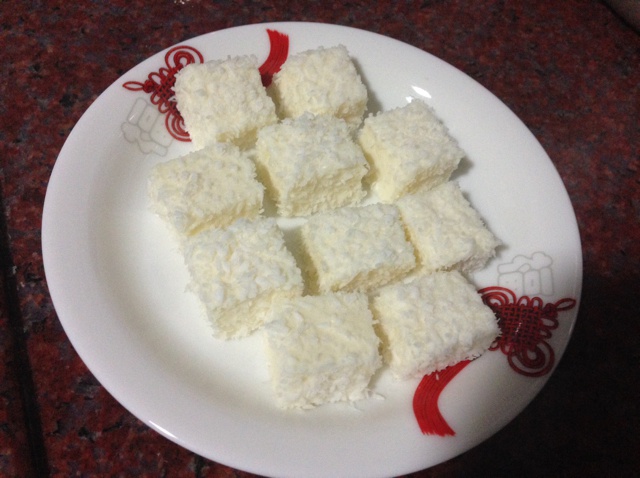 椰蓉牛奶小方
