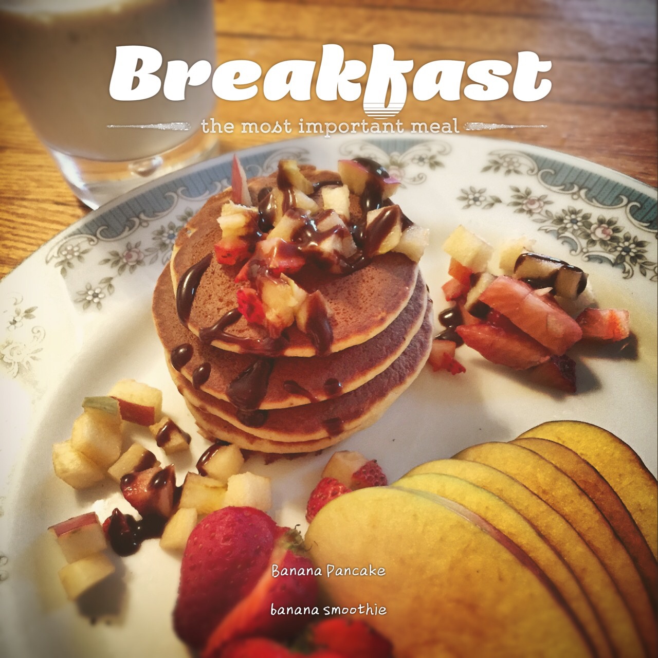 低卡健康香蕉松饼（282ca l）