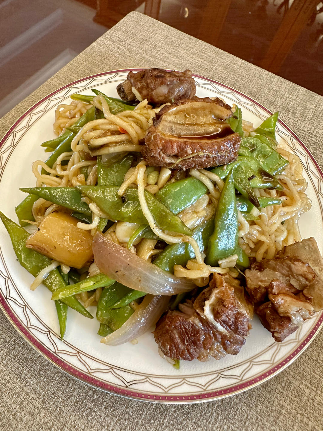 排骨豆角焖面