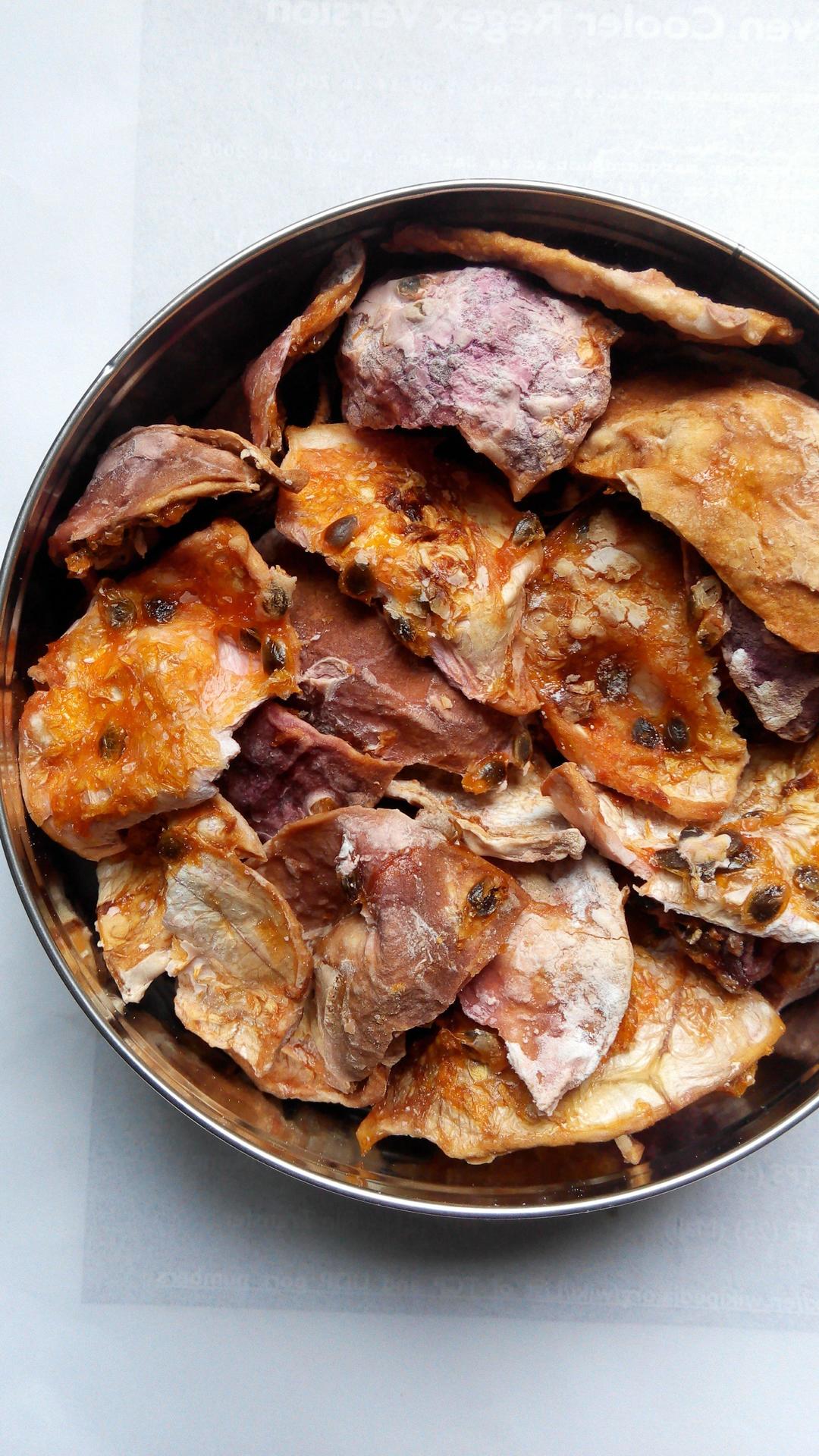 百香果脯+百香果酱的做法