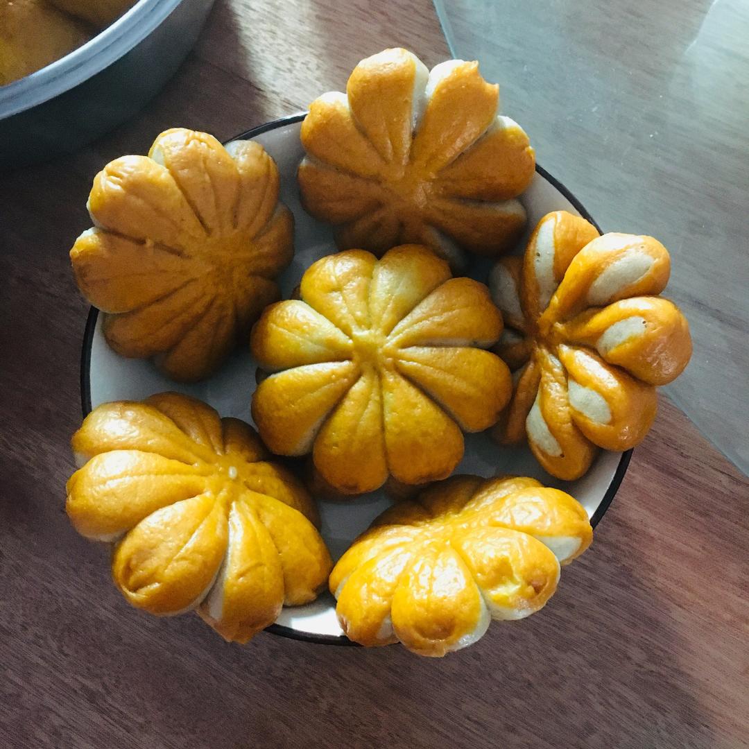 南瓜花样馒头