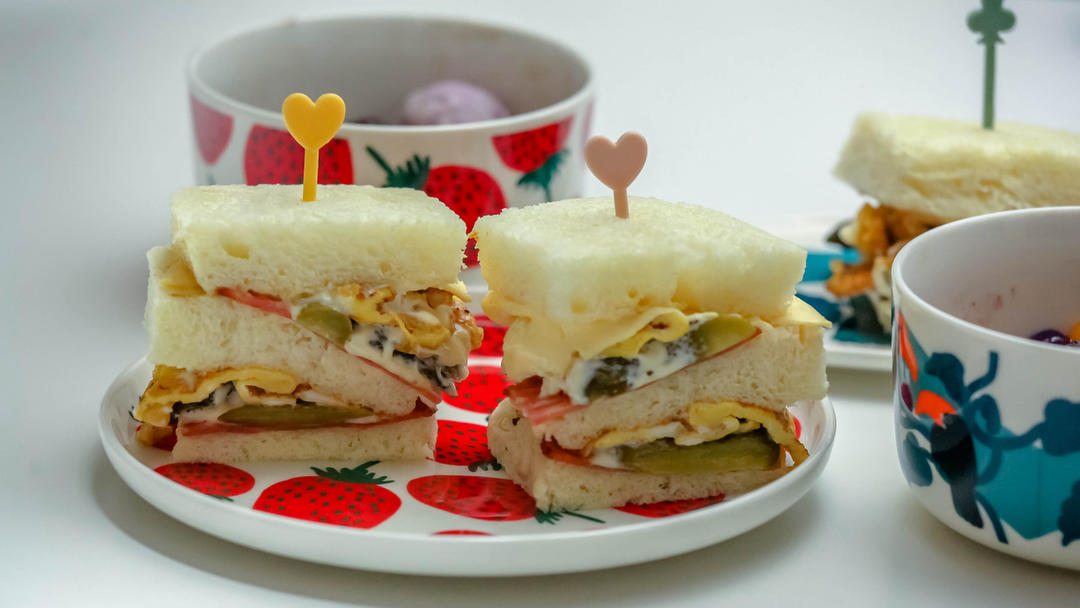 全麦鸡胸火腿沼三明治