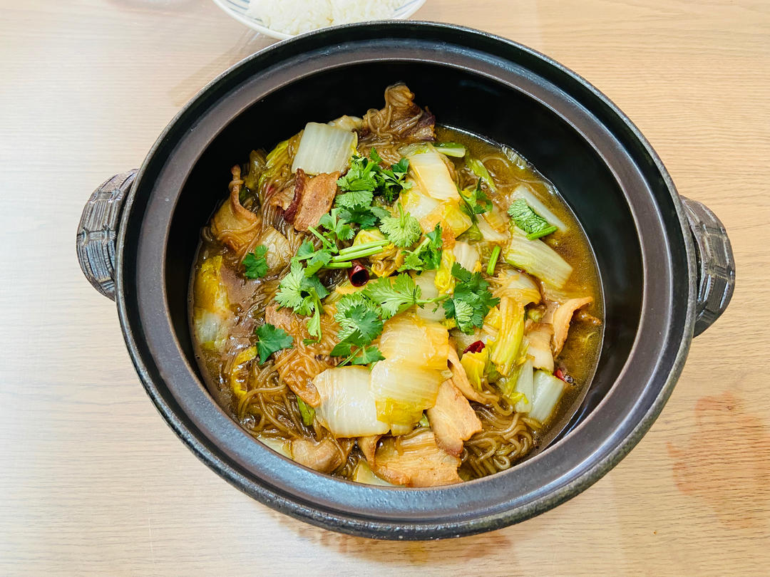 猪肉白菜炖粉条