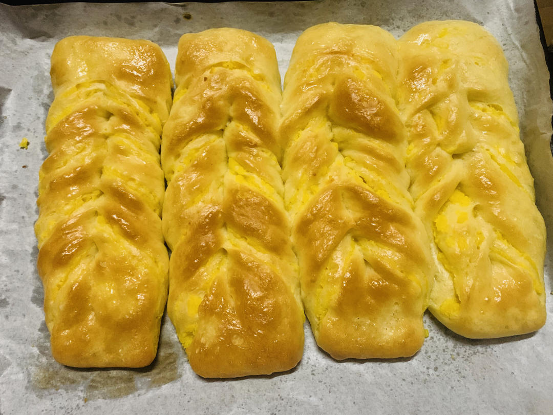 奶黄面包条（汤种法）