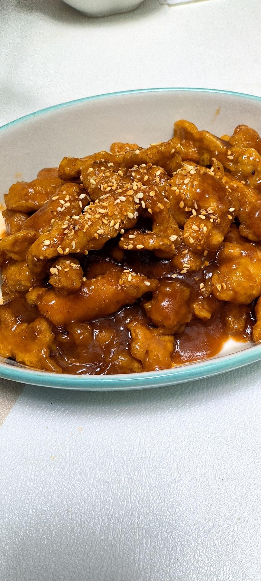 糖醋里脊 超嫩鸡胸肉版