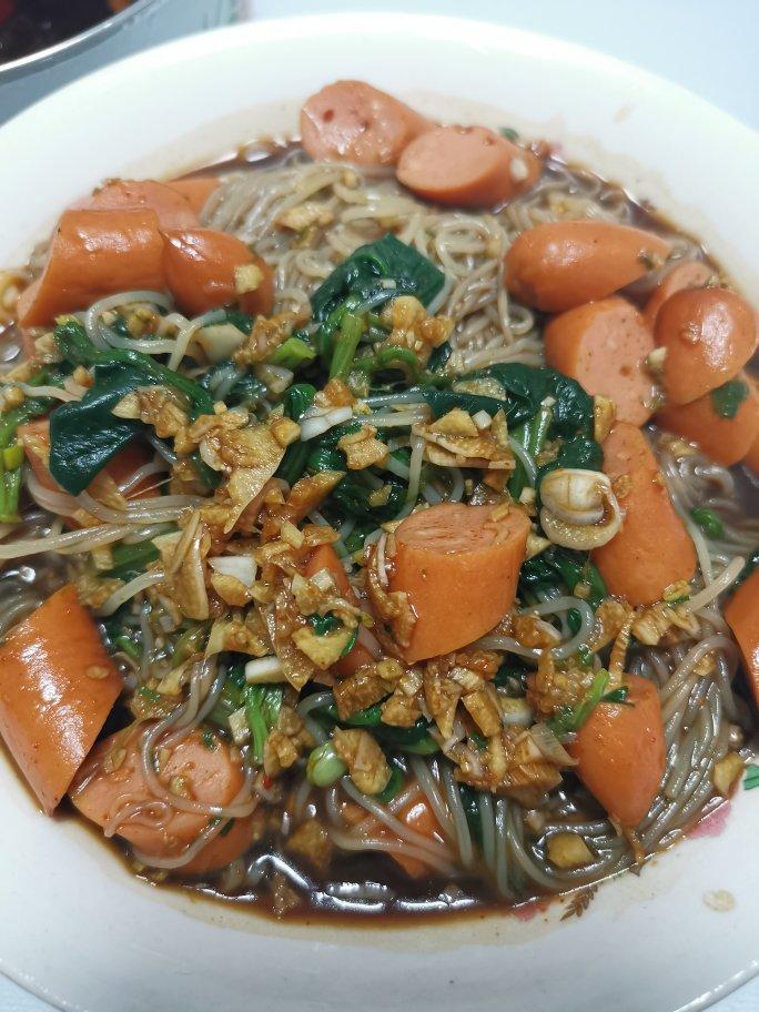 万能凉拌菜料汁（凉拌菠菜粉丝）