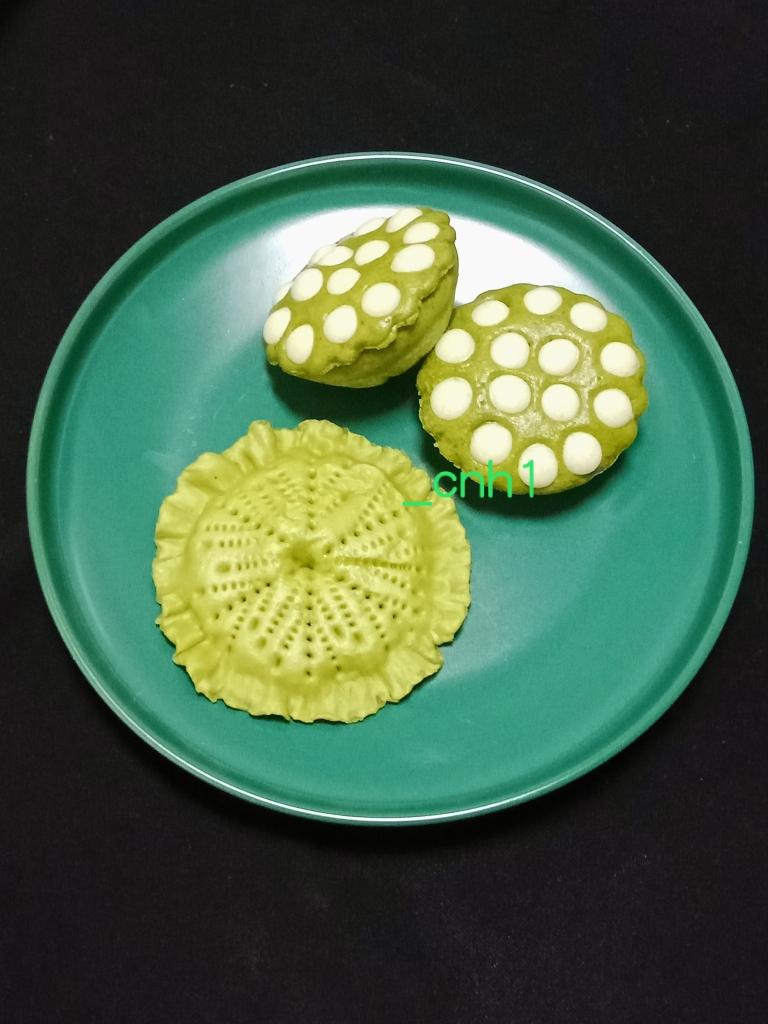 荷塘月色莲蓬馒头 *花儿馒头220的做法 步骤16