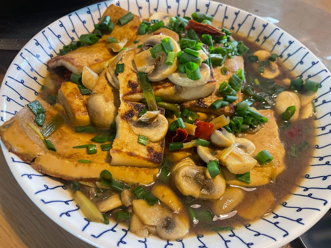 豆腐烧口蘑