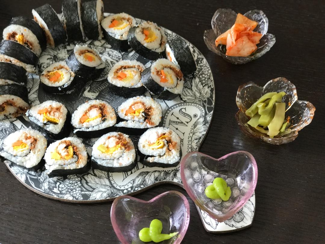 简单寿司/鸡蛋寿司/反转寿司/花样寿司/紫菜包饭