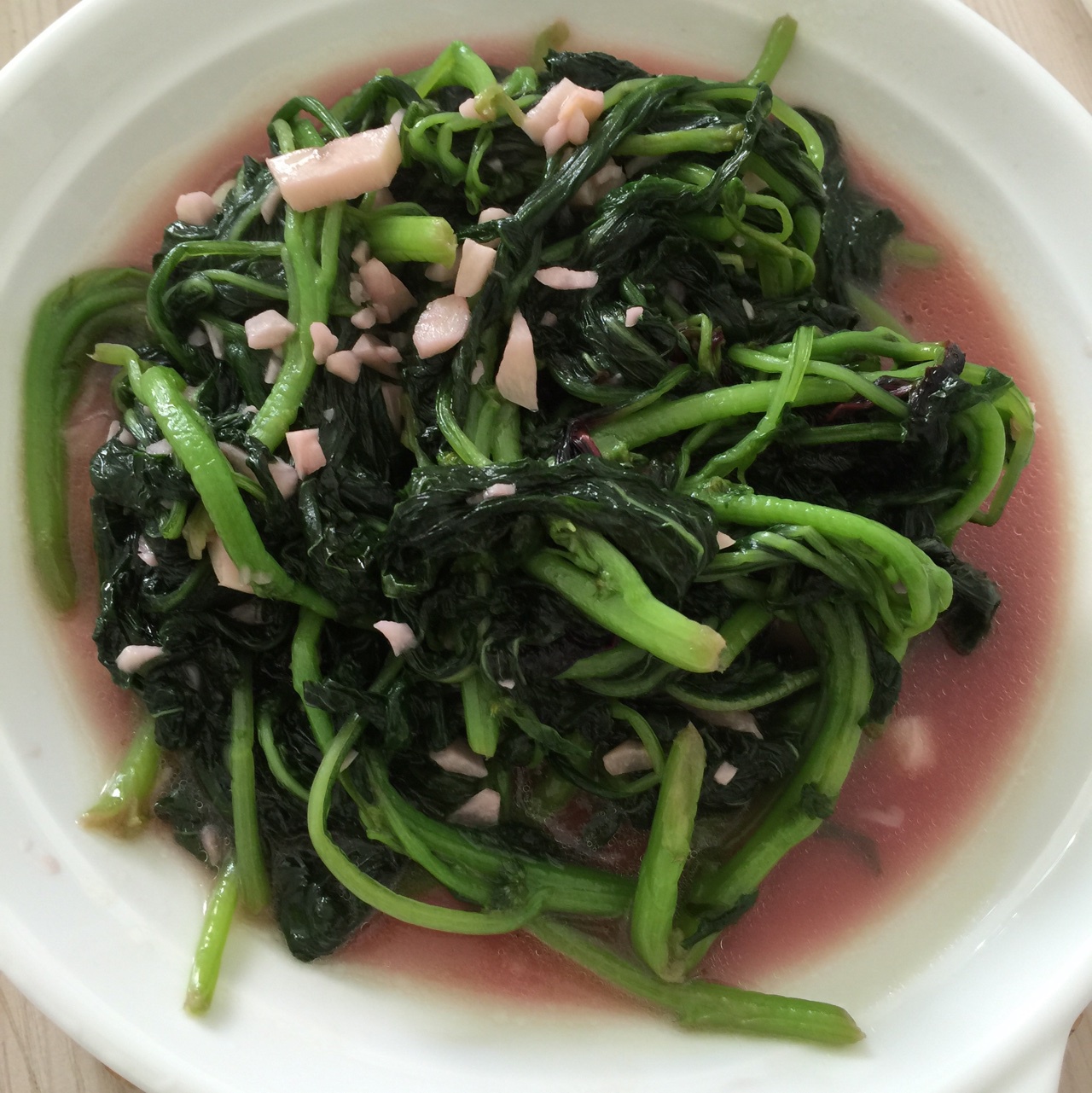清炒红苋菜