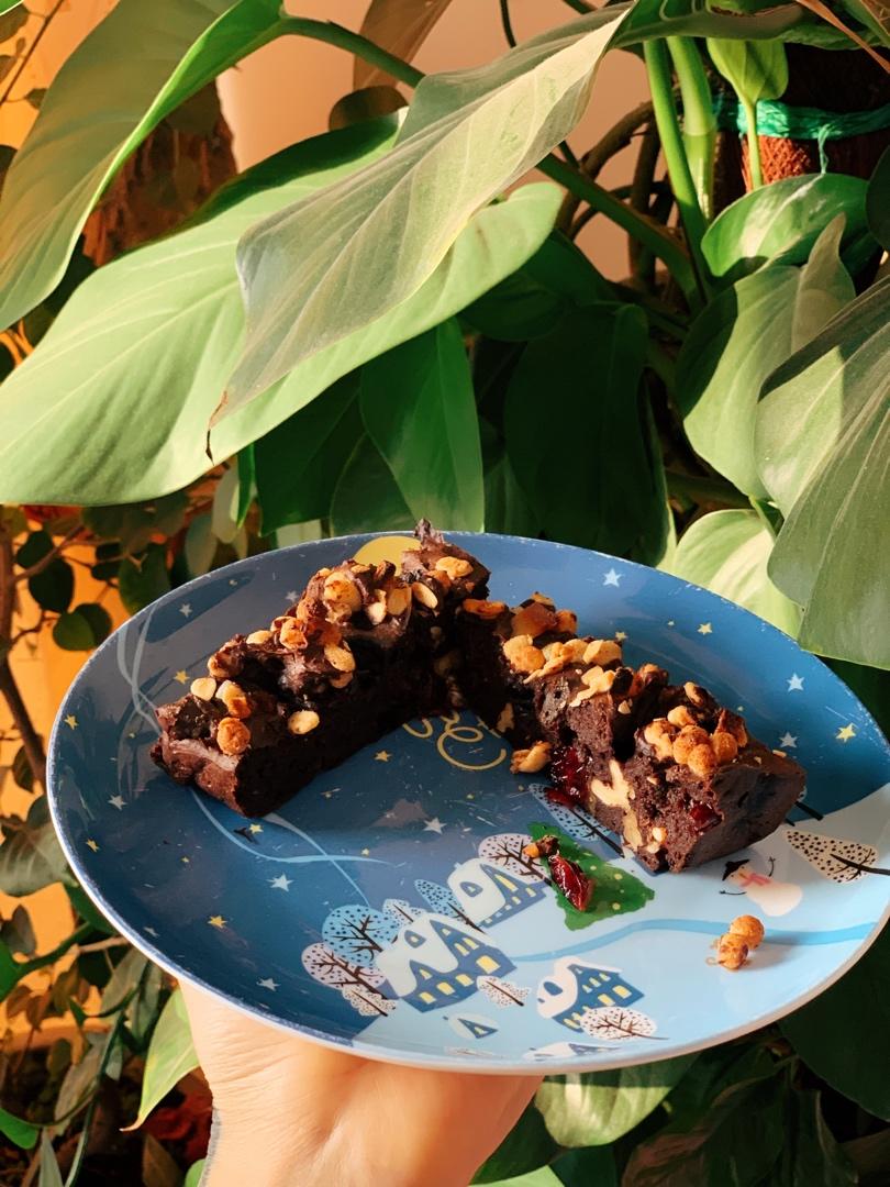 无油低卡浓厚豆腐布朗尼（全部热量只有一千卡☆）