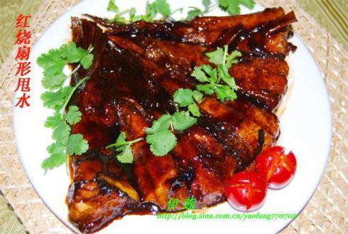 红烧扇形甩水的做法
