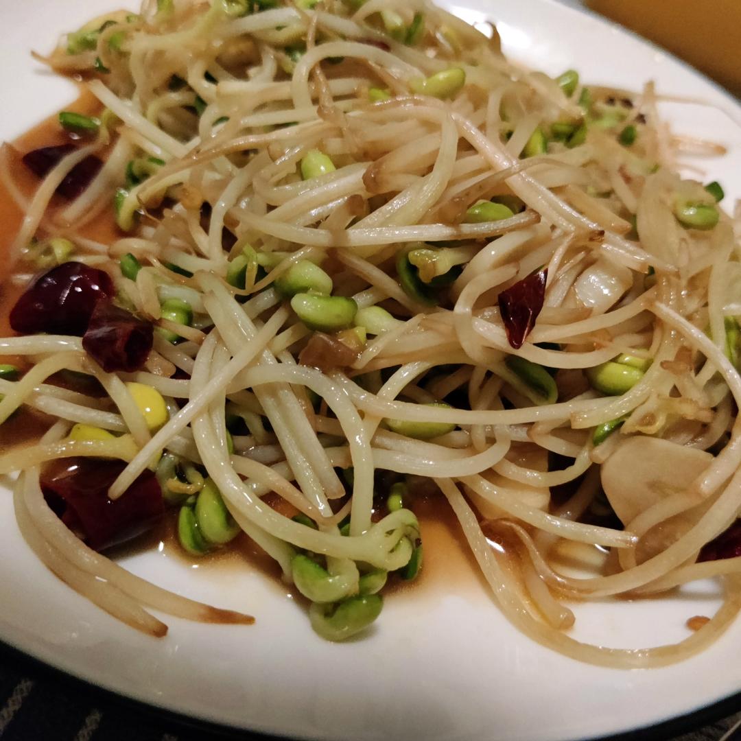 爆炒绿豆芽