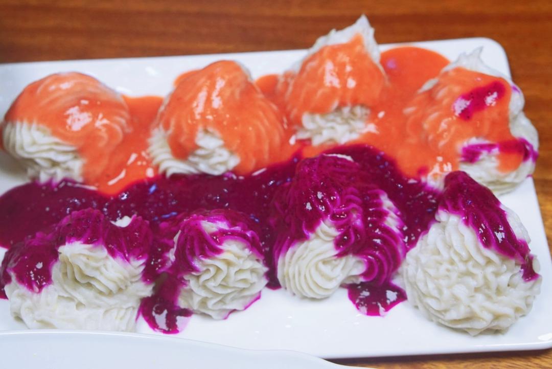 简易版蓝莓山药