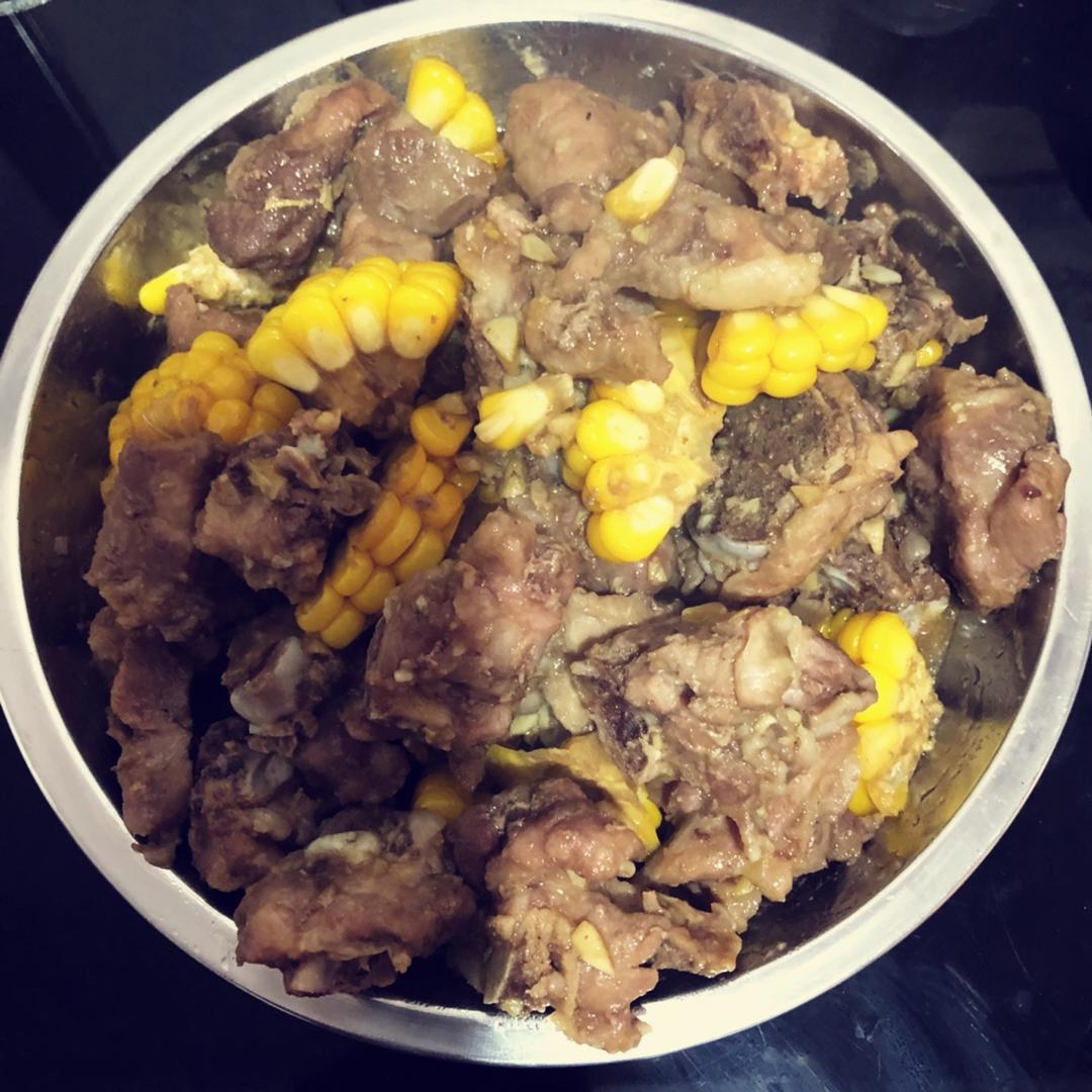 玉米蒸排骨