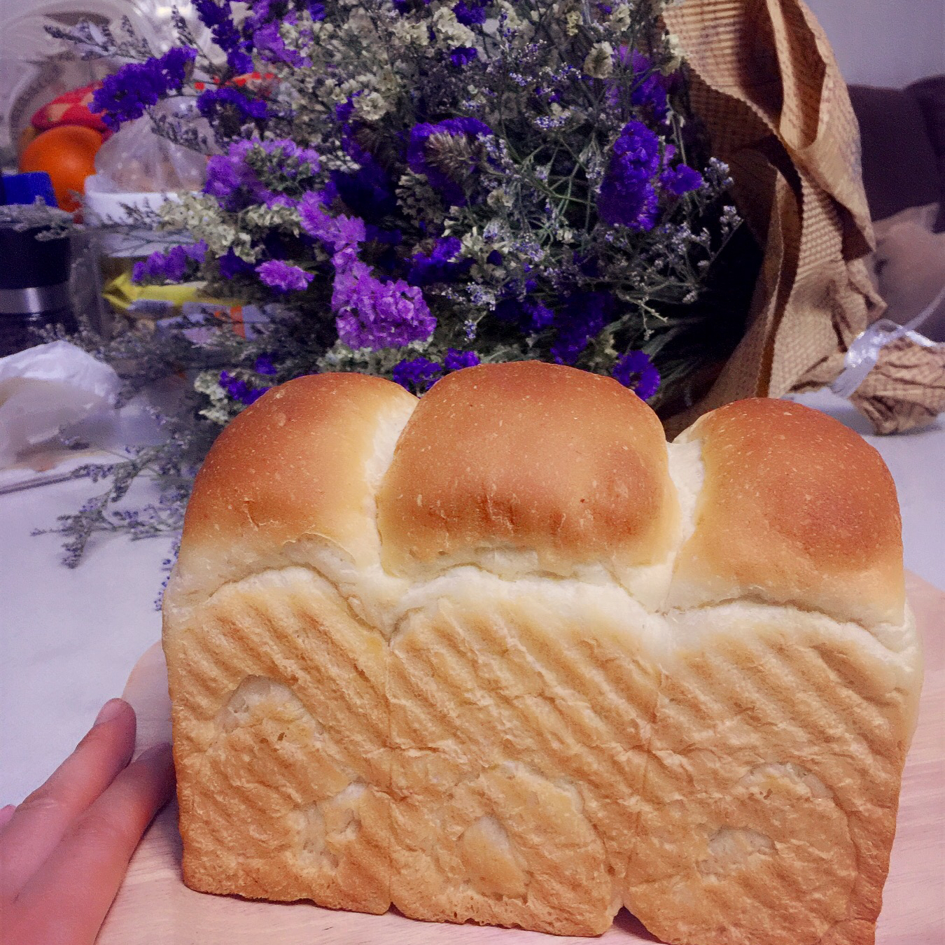 一次发酵蜂蜜酸奶吐司～老面版