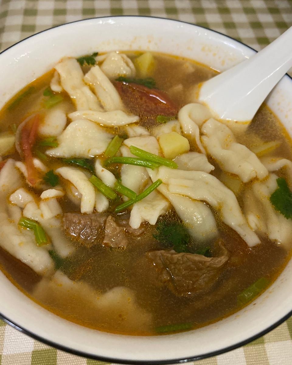 新疆炮仗子汤饭