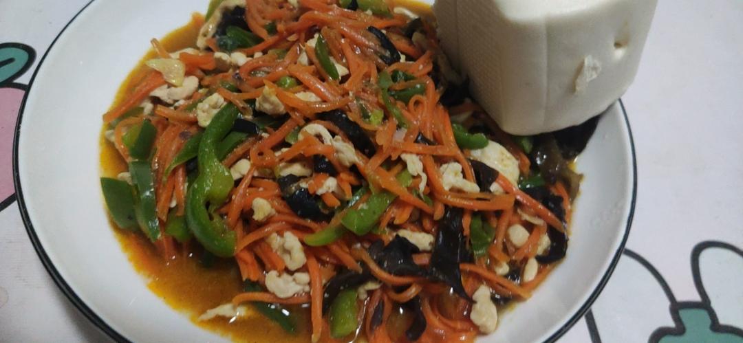 鱼香肉丝（鸡胸肉版）