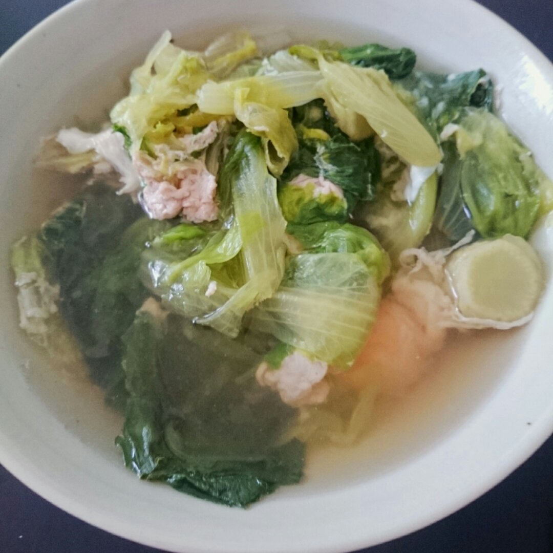 鸡蛋生菜汤