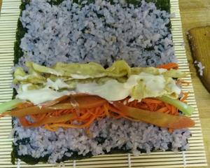 紫菜寿司包饭的做法 步骤7