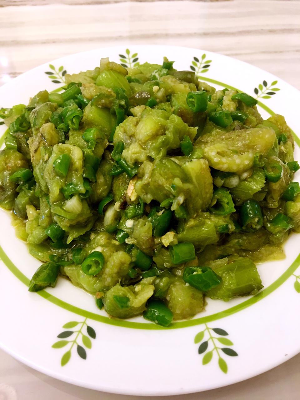 青椒炒茄子