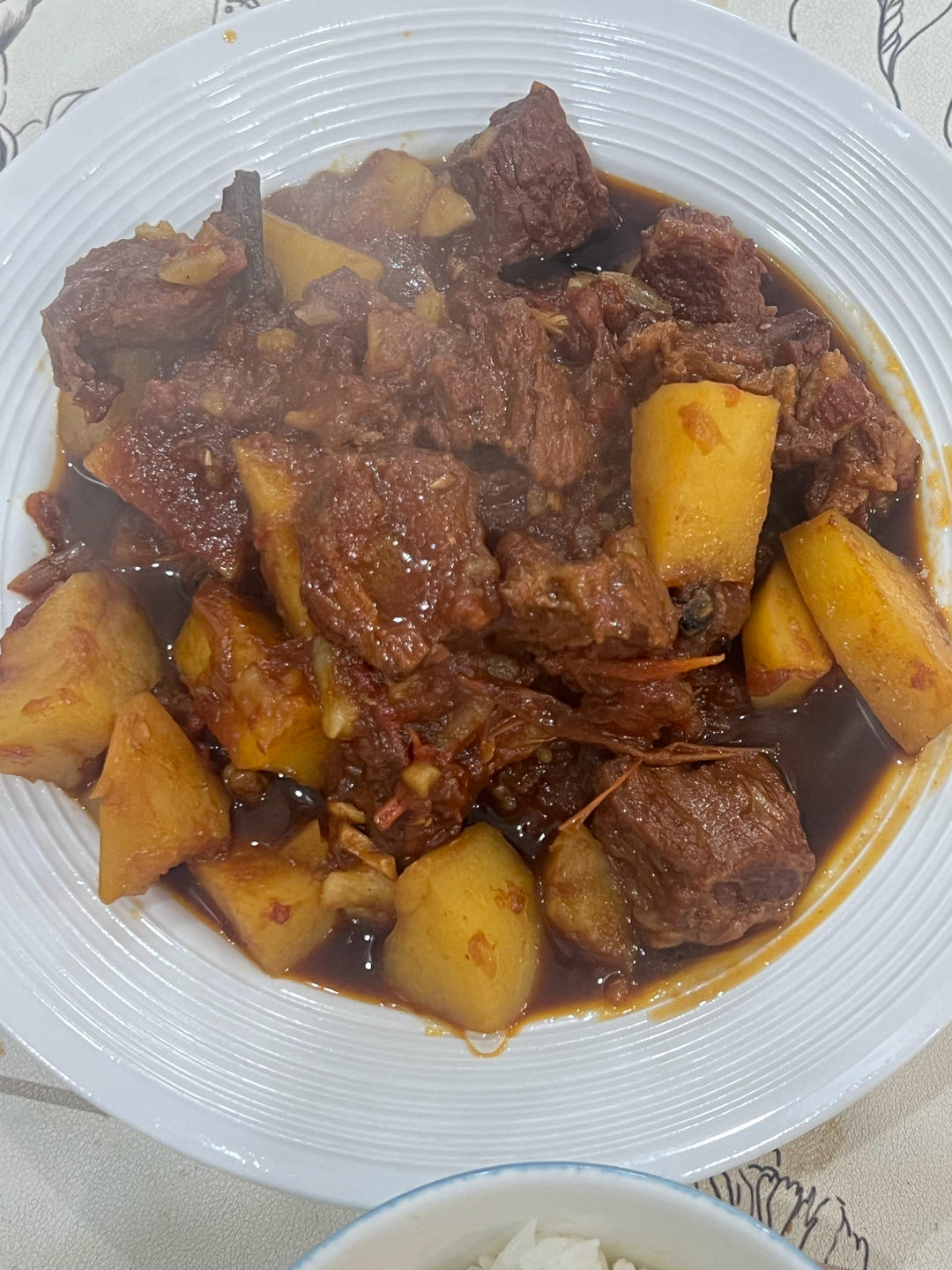 番茄土豆炖牛腩
