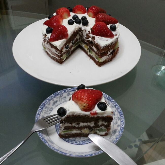 超简单完美戚风蛋糕（6寸2蛋）附打发、翻拌、脱模视频