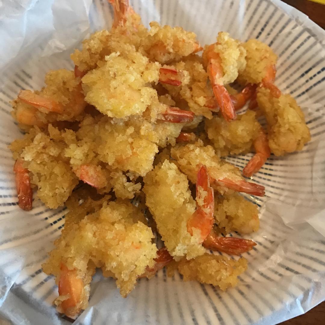 面包糠炸虾