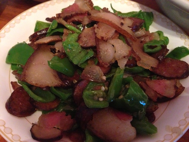 青椒炒腊肉