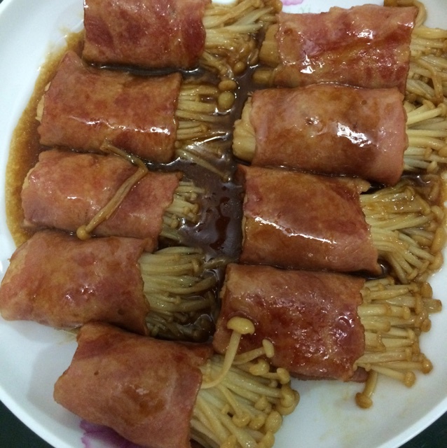 培根金针菇