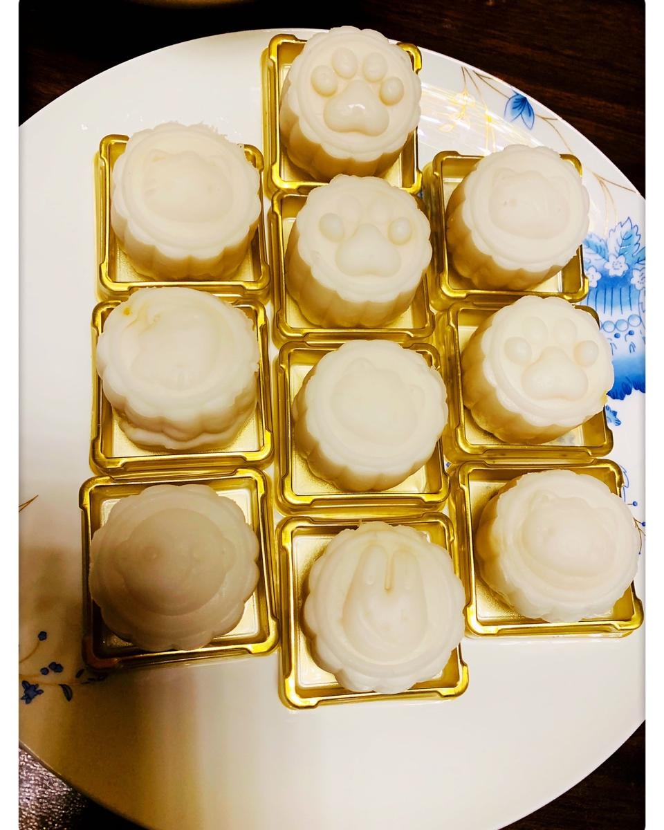 金沙肉松月饼——刀唛花生油&美玫牌月饼粉