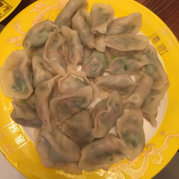 韭菜鲜肉馅饺子