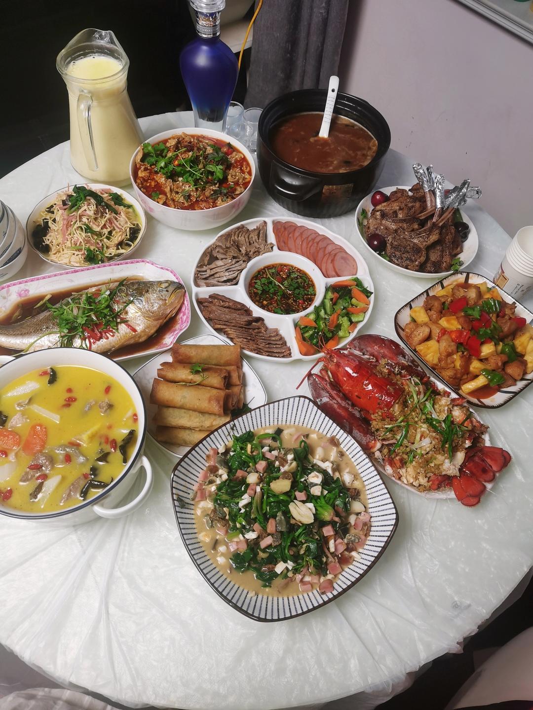 春节年夜饭集锦