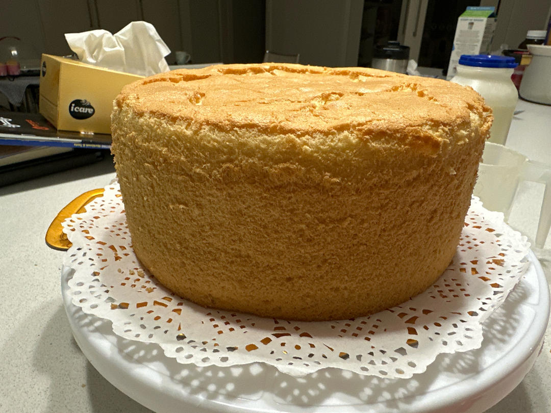 加高8寸戚风蛋糕（含普通8寸、加高6寸、普通6寸、蛋糕卷的食材用量）