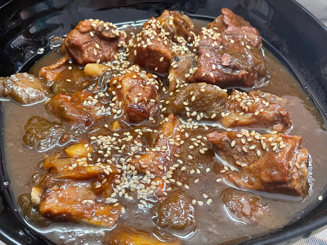 北鼎铸铁锅食谱｜青梅排骨