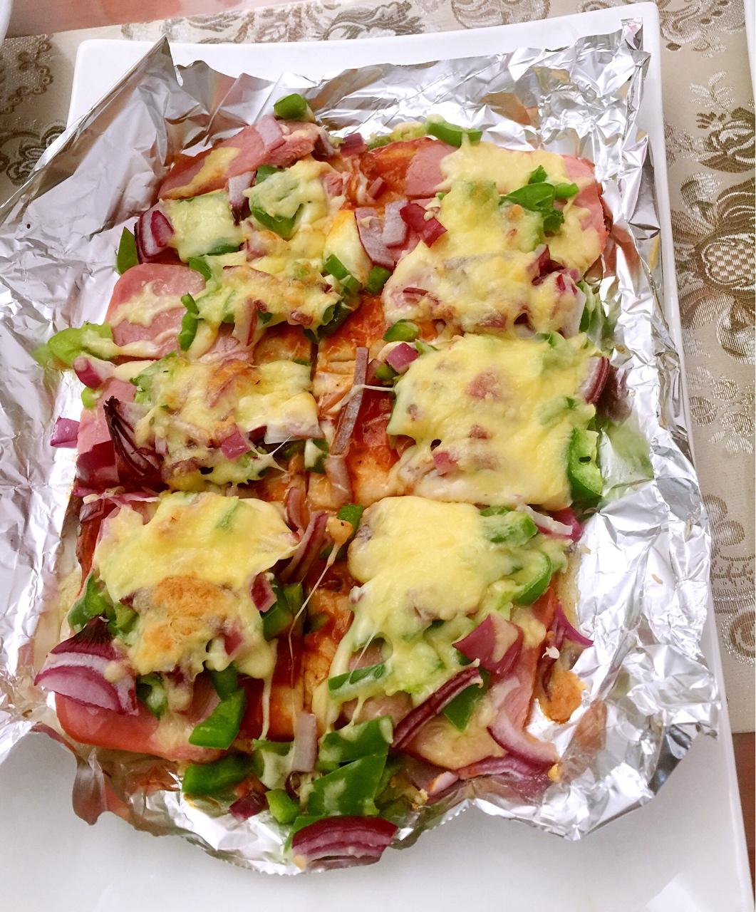 饼底用酸奶和面的pizza