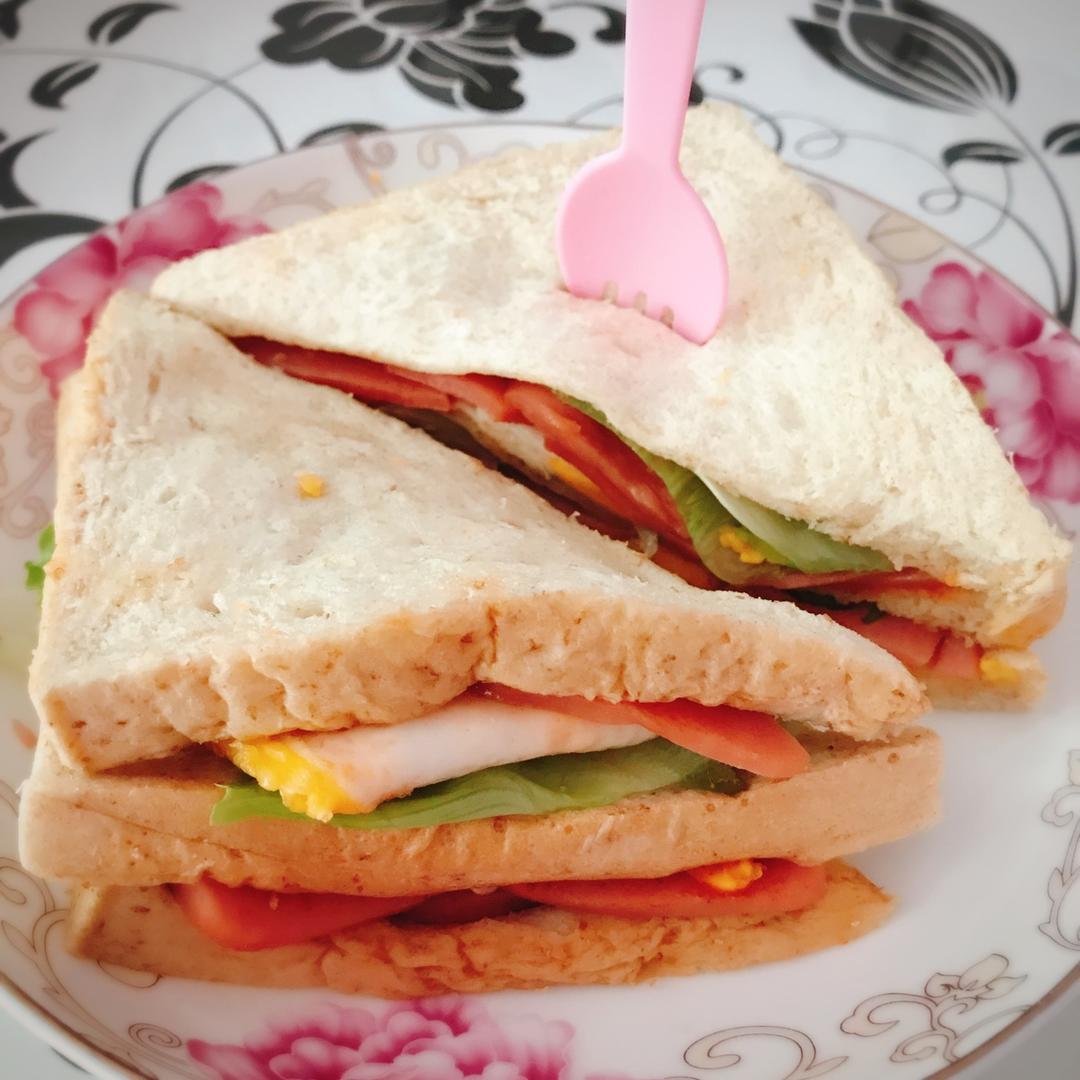 芝士火腿蛋三明治