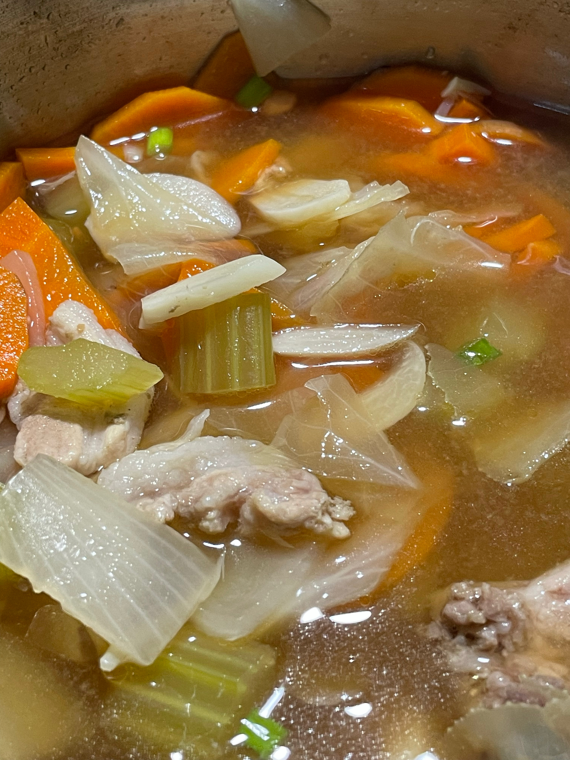 蔬菜味噌湯的做法