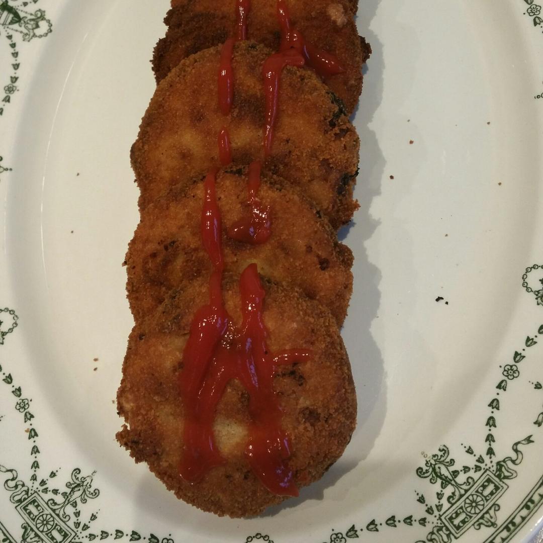 可乐饼 （肉末洋葱土豆饼）