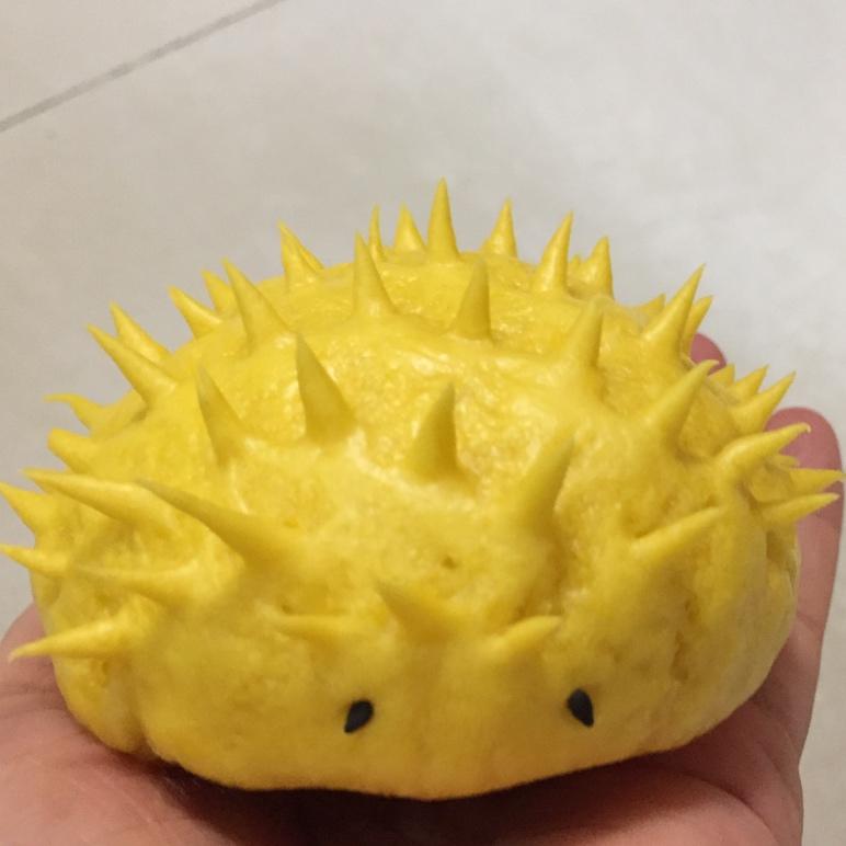南瓜刺猬馒头
