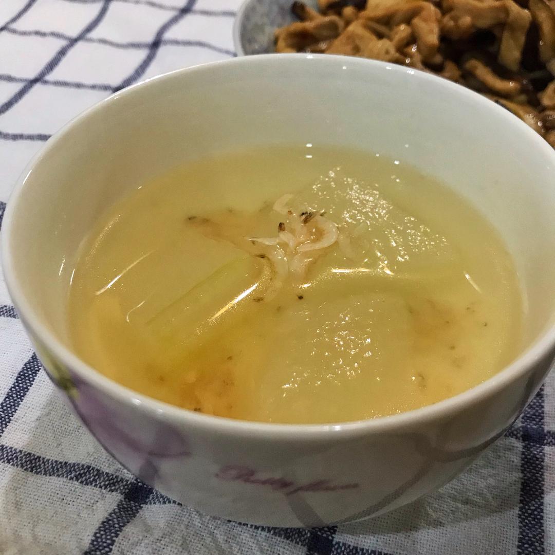 冬瓜虾米清汤-粤式家常菜的做法